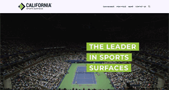 Desktop Screenshot of californiasportssurfaces.com