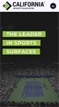 Mobile Screenshot of californiasportssurfaces.com